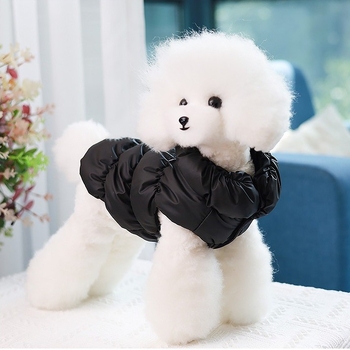 Νέα ρούχα για σκύλους σε διασυνοριακό επίπεδο, ζεστά ρούχα με χοντρό πάχος, χειμωνιάτικα γιλέκα, ζεστά ρούχα με αγκράφα, ρούχα για κουτάβια