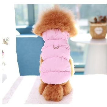 Νέα ρούχα για σκύλους σε διασυνοριακό επίπεδο, ζεστά ρούχα με χοντρό πάχος, χειμωνιάτικα γιλέκα, ζεστά ρούχα με αγκράφα, ρούχα για κουτάβια