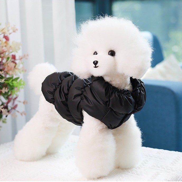 Prekogranična nova odjeća za pse, zadebljana topla odjeća, zimski prsluk, topla odjeća s kopčom, odjeća za štence