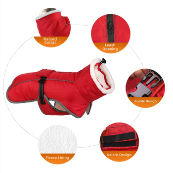 Ρούχα για κατοικίδια σε διασυνοριακό επίπεδο, ρούχα με βαμβακερή επένδυση, χονδρική, χειμωνιάτικα ρούχα για μεγάλα σκυλιά, golden retriever, γαλλικά ρούχα για κουτάβια, corgi, ζεστά