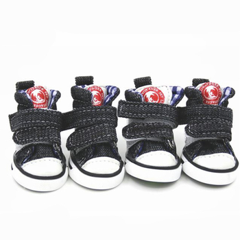 Μικρά παπούτσια για σκύλους αρκουδάκι για σκύλους τεσσάρων εποχών από τα παπούτσια αρκούδας καλύπτουν αντι-βρώμικα παπούτσια καμβά αντι-πτώσης παπούτσια για κατοικίδια αναπνεύσιμα