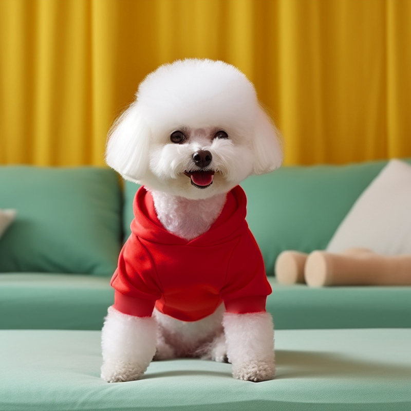 PETCIRCLE ρούχα για κατοικίδια, γάτες και σκύλους, χαριτωμένα δίποδα ρούχα, βασική έκδοση, ανοιχτόχρωμο πουλόβερ με κουκούλα και καυτή εκτύπωση