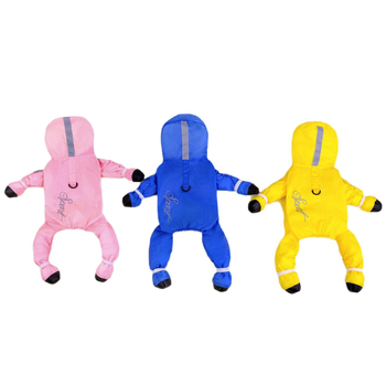 Αδιάβροχο Siaman για σκύλους με έλξη για πόδια, μπότες βροχής, αρκουδάκι, αδιάβροχο, τετράποδα ρούχα για σκύλους με καπέλο, ζώο