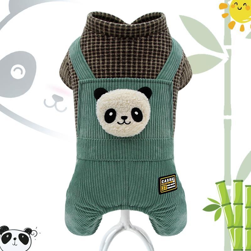 Дрехи за домашни любимци за Нова година, кадифени дрехи за кучета Mao Ni, есен и зима, нова рокля за плюшено мече с четириноги