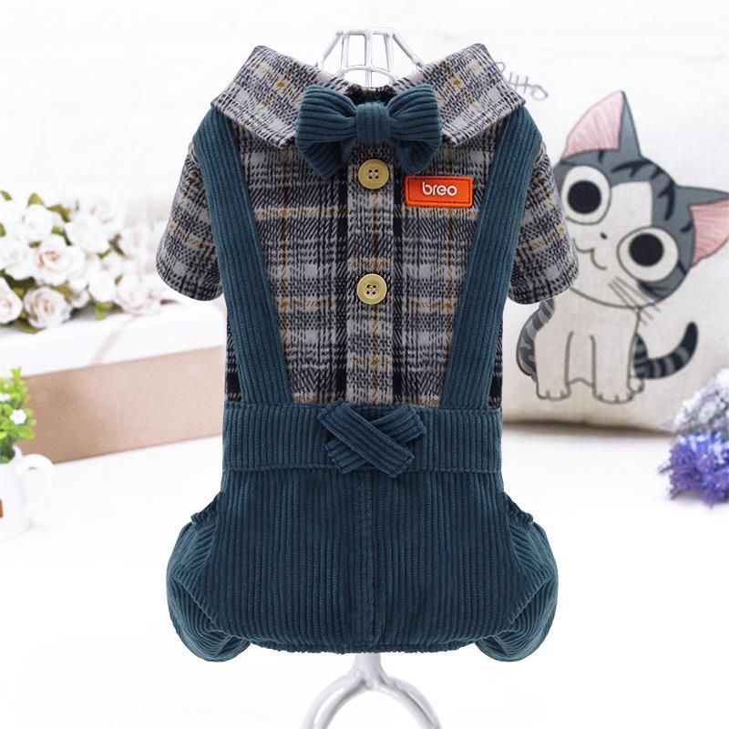 Дрехи за домашни любимци за Нова година, кадифени дрехи за кучета Mao Ni, есен и зима, нова рокля за плюшено мече с четириноги