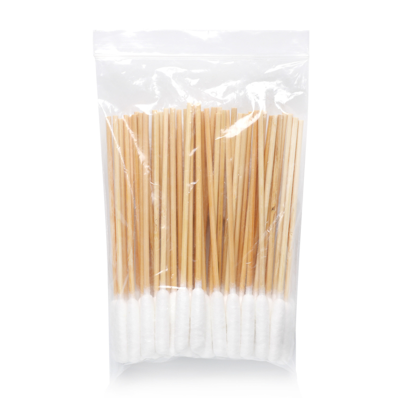 Medvilnės tamponėlis augintiniams, medvilnės tamponėlis katėms ir šunims, universalus ausų, odos ir išangės valymo vaistas, dvejopo naudojimo medvilnės tamponėlis, ypač didelis medvilnės galvos bambuko lazdelės formos vatos tamponėlis