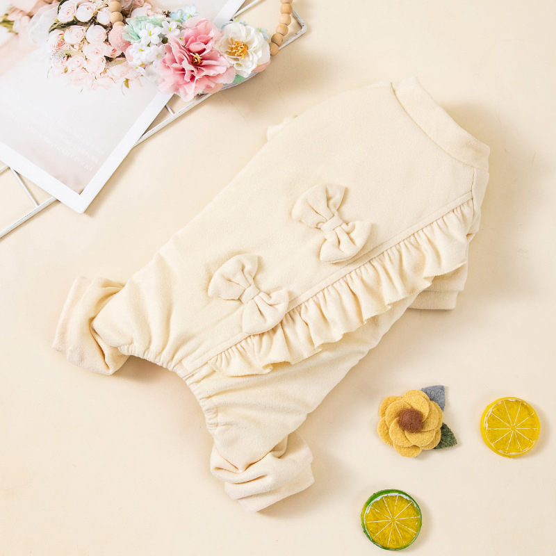 Odjeća za kućne ljubimce iz inostranstva, jesenska i zimska odjeća za pse u boji slatkiša, četveronožna odjeća za male i srednje pse, veleprodaja zimske odjeće za pse