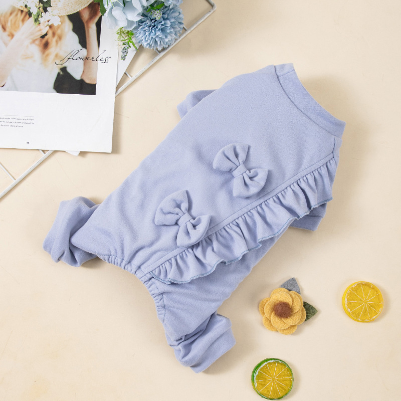 Odjeća za kućne ljubimce iz inostranstva, jesenska i zimska odjeća za pse u boji slatkiša, četveronožna odjeća za male i srednje pse, veleprodaja zimske odjeće za pse