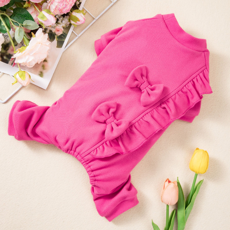 Odjeća za kućne ljubimce iz inostranstva, jesenska i zimska odjeća za pse u boji slatkiša, četveronožna odjeća za male i srednje pse, veleprodaja zimske odjeće za pse