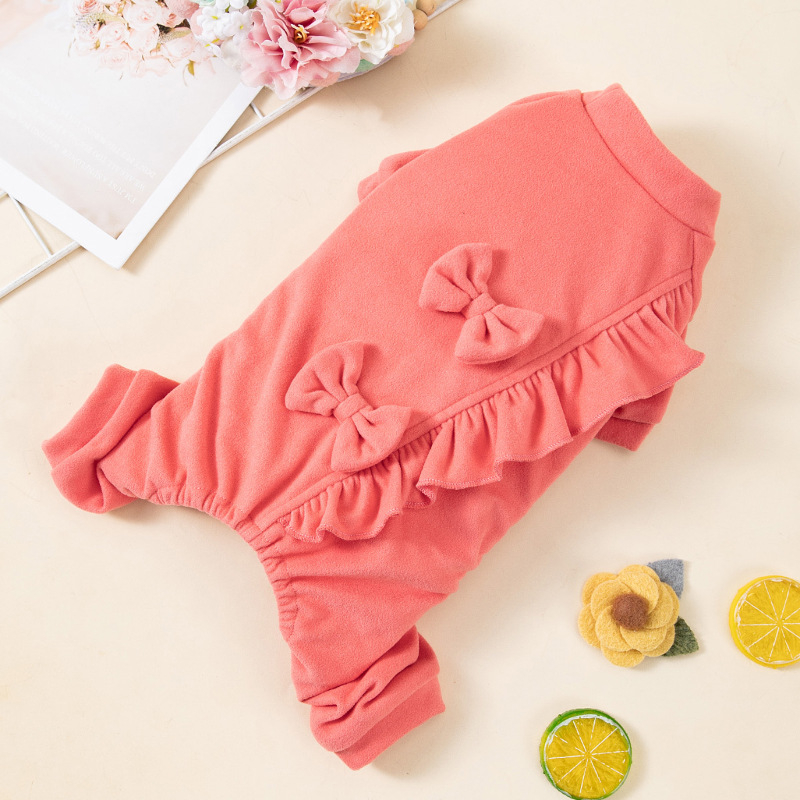 Odjeća za kućne ljubimce iz inostranstva, jesenska i zimska odjeća za pse u boji slatkiša, četveronožna odjeća za male i srednje pse, veleprodaja zimske odjeće za pse