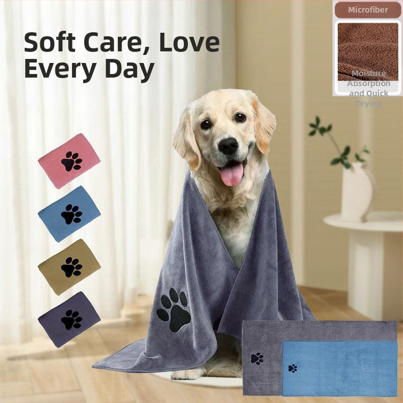 Кърпа за домашни любимци, кърпа за кучета, кърпа за баня, кърпа за котки, микрофибърна кърпа за домашни любимци, експортна кърпа за домашни любимци