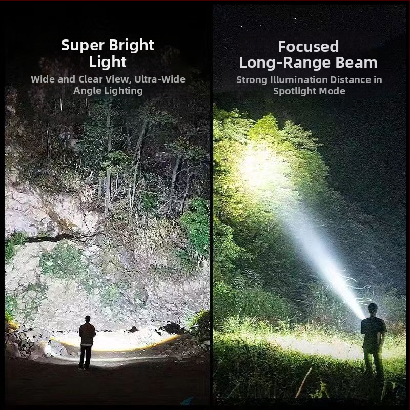 Tarpvalstybinis baltas lazerinis žibintuvėlis su priartinimo nuotoliniu lauko apšvietimu avarinis žibintuvėlis su aliuminio lydinio žibintuvėliu, didmeninė prekyba