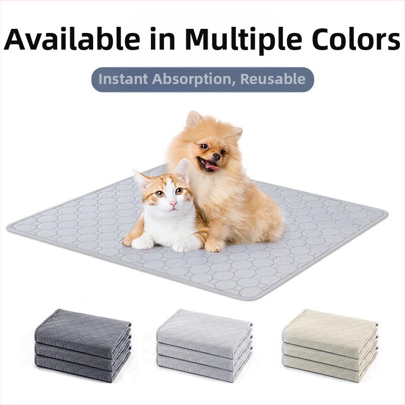Трансгранична популярна подложка за пелени за домашни любимци, която може да се пере, абсорбираща подложка за пелени за кучета, четирислойна водоустойчива подложка за пелени за котки, урина