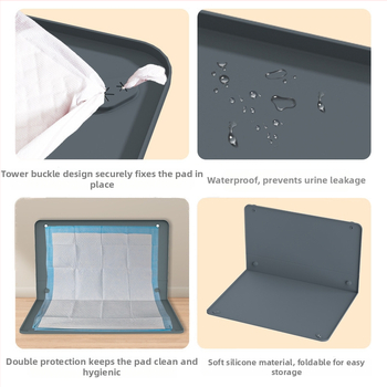 Tarpvalstybinis naminių gyvūnėlių kilimėlis šunims, vandeniui atsparus augintinių šuniukų plaunamas silikoninis diafragmos kilimėlis, naminių gyvūnėlių dresūros kilimėlis