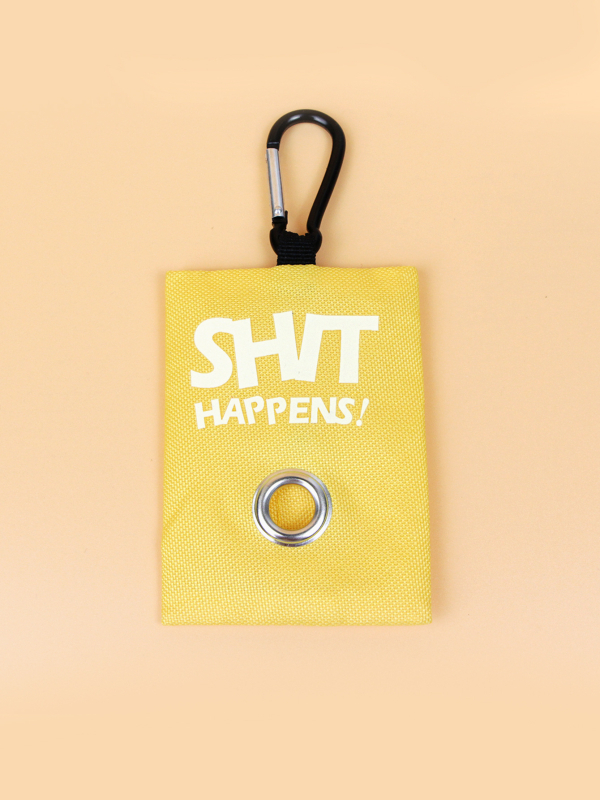 Naminių gyvūnėlių vedžiojimo šunų laikymo krepšys su mygtuku, šuns išėjimo greitis, atitinkantis aplinkos apsaugos šiukšlių maišų valymo priemones