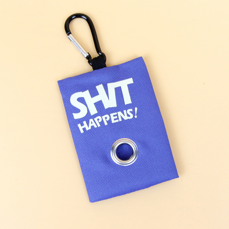 Naminių gyvūnėlių vedžiojimo šunų laikymo krepšys su mygtuku, šuns išėjimo greitis, atitinkantis aplinkos apsaugos šiukšlių maišų valymo priemones