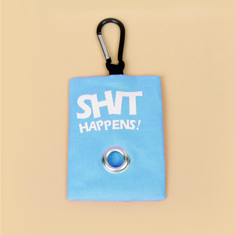 Naminių gyvūnėlių vedžiojimo šunų laikymo krepšys su mygtuku, šuns išėjimo greitis, atitinkantis aplinkos apsaugos šiukšlių maišų valymo priemones