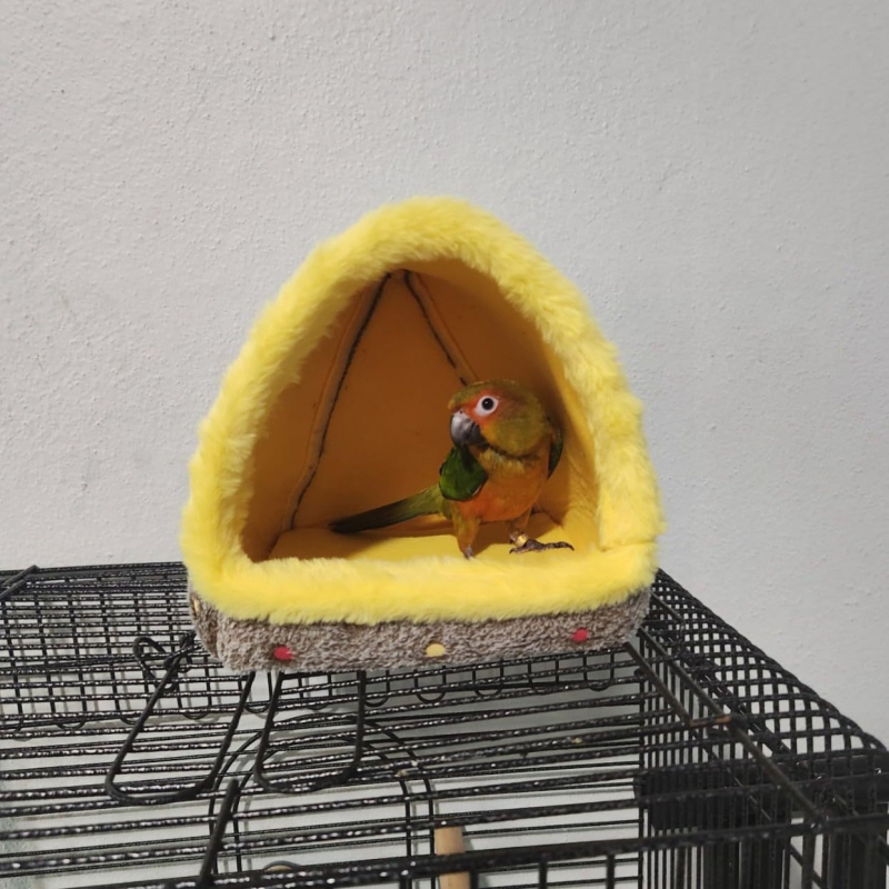 Cuib de pasăre cald de toamnă și de iarnă, cuib de dormit de papagal de vară, cuib de piele de tigru, bujor, xuanfeng, mic soare, cuib de papagal special din bumbac, cuib cald