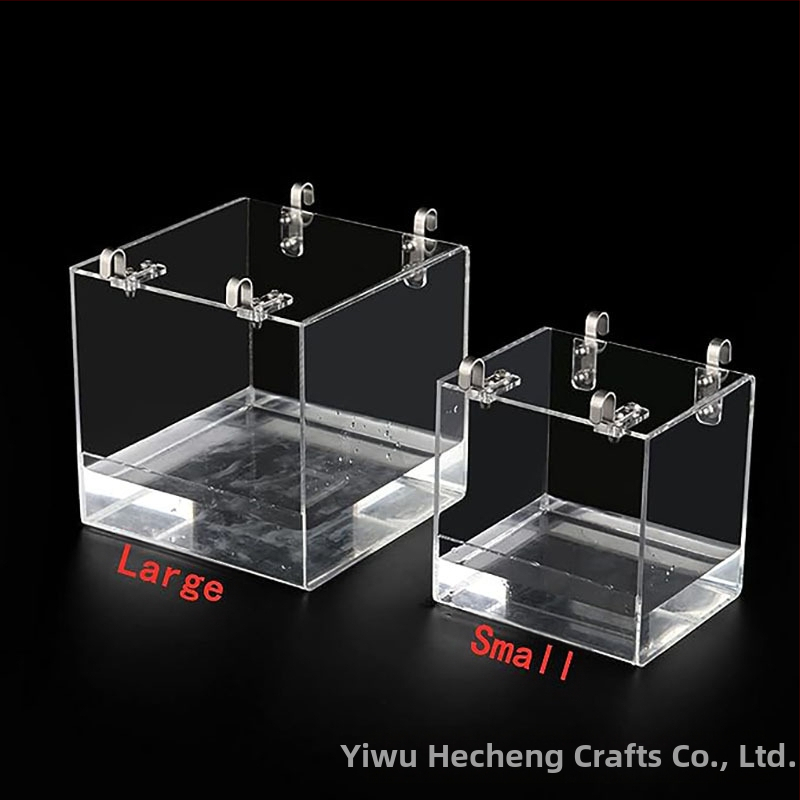 Вана за птици, кутия за вана, акрил, нови принадлежности за птици, прибори за хранене, трансгранични експлозии, вана за птици на склад