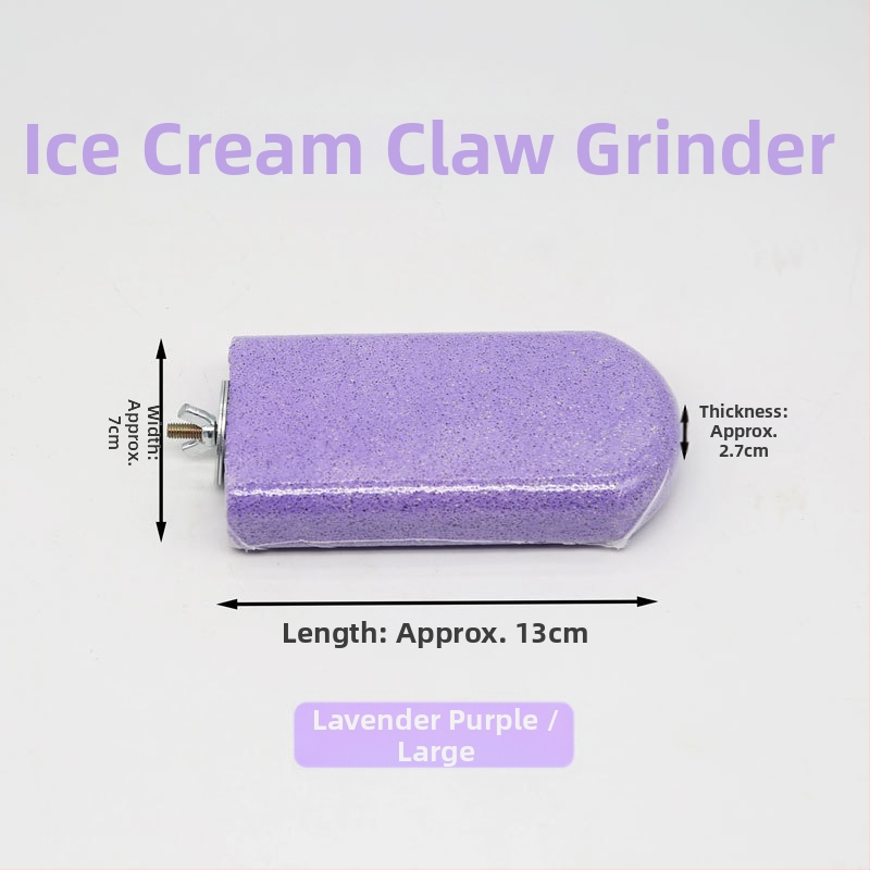 Stanica za mljevenje kandži papagaja za sladoled, štapić za tigrovu kožu, Xuan Feng božur, kljun za mljevenje, igračka za ptice, kavez za ptice, posebna platforma, pribor, pribor