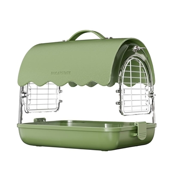 Κλουβί πουλιών Buka Star, κλουβί για παπαγάλους, ακρυλικό, διακοσμητικό κλουβί εξωτερικού χώρου, δέρμα τίγρης, παιώνια, μαύρος φοίνικας, ειδικό κλουβί πουλιών