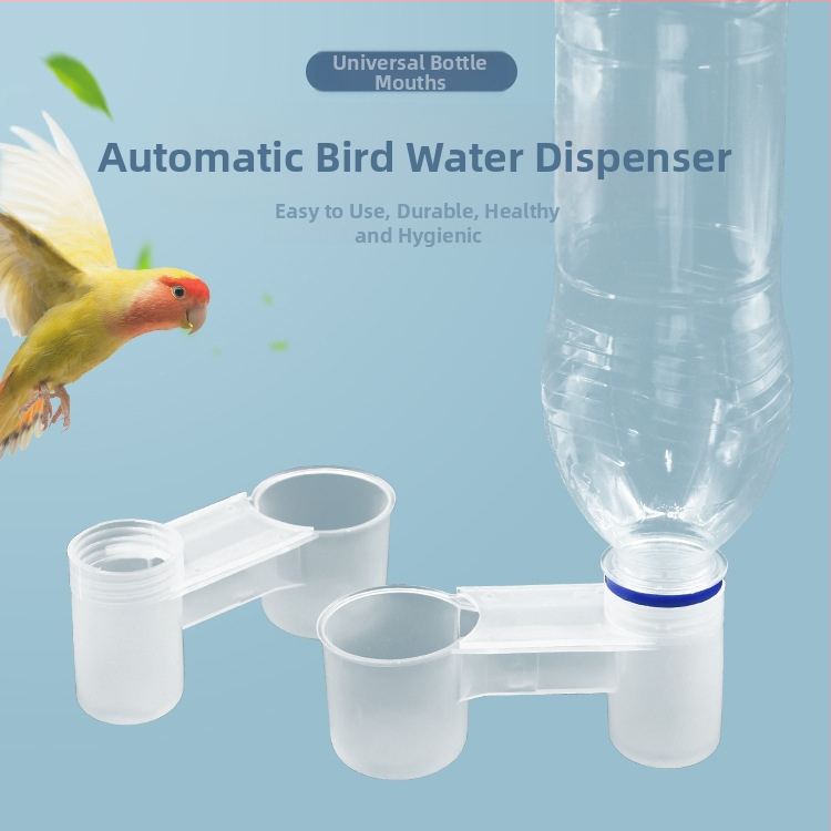 Птици папагал скорец гълъб с двойна уста водач за питейна вода устройство за питейна вода гълъб автоматично устройство за питейна вода устройство за питейна вода за гълъби лекарства устройство за питейна вода