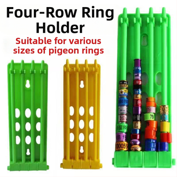 Jalarõngaste riiul tuvide võidusõidutuvide tarvikud riputatavad tuvide jalarõngaste riiul mitmevärviline klassifikatsioon jalarõngaste paigutusriiul