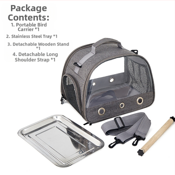 Φορητή τσάντα πουλιών για διασυνοριακές μετακινήσεις, πτυσσόμενη τσάντα πουλιών Oxford από ύφασμα, τσάντα πουλιών για παπαγάλους, περιστέρια, τσάντα για μικρά κατοικίδια, τσάντα για τυφλοπόντικες