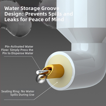 Αυτόματο σιντριβάνι για πουλιά, βραστήρας με επικρουστήρα, δέρμα τίγρης, Xuan Feng, παπαγάλος, στραγγιστήρι, ταΐστρα νερού, αξεσουάρ για μεγάλο κλουβί πουλιών