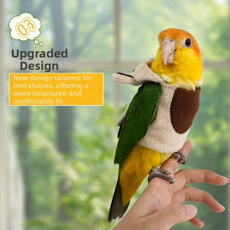 Нови дрехи за домашни любимци Xuan Feng, дрехи за папагали, есенни и зимни, ежедневни топли дрехи за домашни любимци, трансформиращи мечки