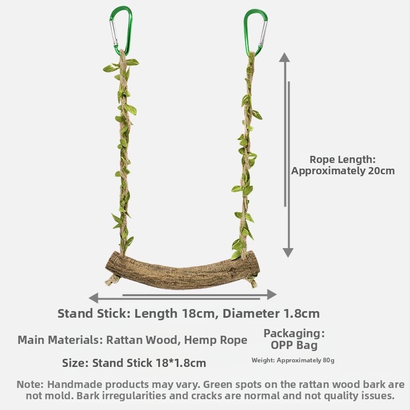 Klietka pre vtáky, terénne úpravy, papagájová hojdačka, hračka na perlové lezenie, interaktívny rebrík, proti uhryznutiu, brúsny pazúr, krúžky na uhryznutie z masívneho dreva