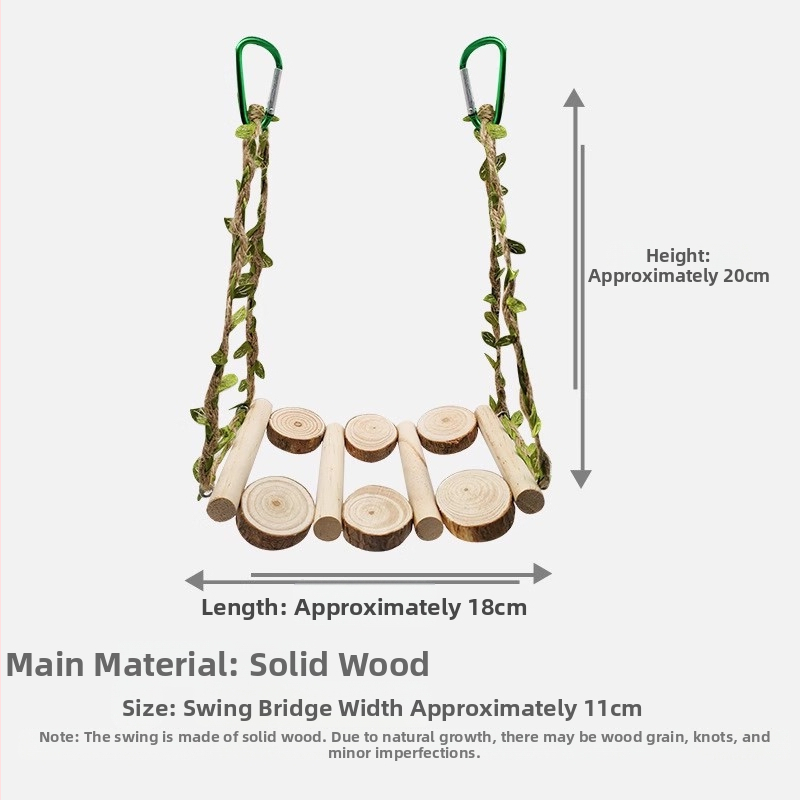 Klietka pre vtáky, terénne úpravy, papagájová hojdačka, hračka na perlové lezenie, interaktívny rebrík, proti uhryznutiu, brúsny pazúr, krúžky na uhryznutie z masívneho dreva