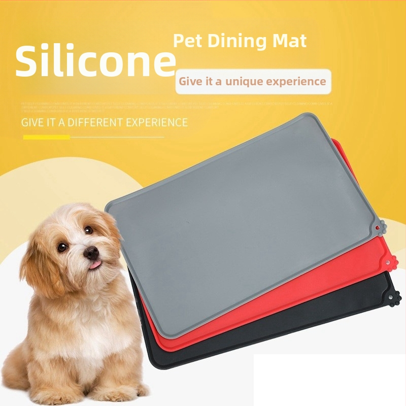 Силиконова подложка за домашни любимци с дупки от Amazon, подложка за храна за котки и кучета, силиконова подложка за кучешки лапи, водоустойчива подложка за капак за домашни любимци