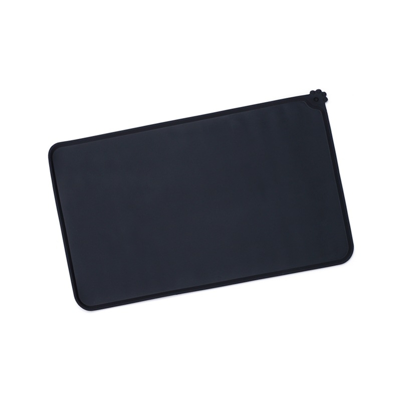 Covoraș din silicon pentru animale de companie, vânzare fierbinte Amazon, cu găuri, pentru hrana pisicilor și câinilor, covoraș din silicon pentru labe de câini, covoraș impermeabil pentru capacul animalelor de companie