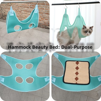 Αεριζόμενη αιώρα για γάτες και σκύλους, για μπάνιο, ενέσεις, φάρμακα, κούρεμα, στερέωση νυχιών, προϊόντα ομορφιάς κατά του δαγκώματος