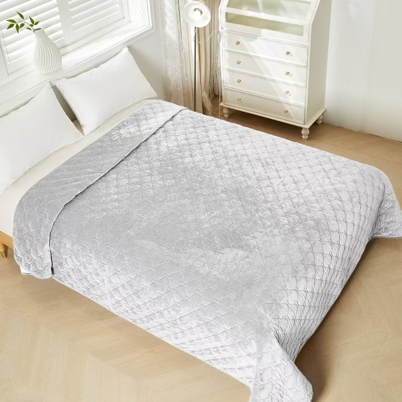 Одеяло за домашни любимци на склад топло за сън кучешко гнездо за куче кристална кадифена постелка за домашни любимци климатик на едро