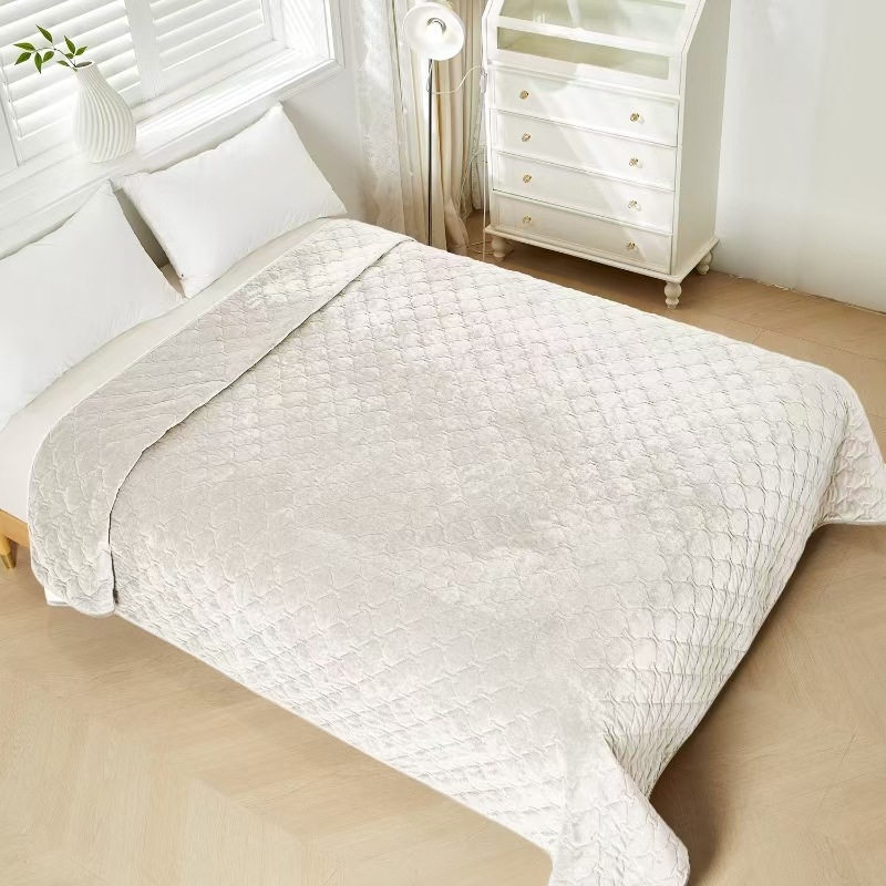 Одеяло за домашни любимци на склад топло за сън кучешко гнездо за куче кристална кадифена постелка за домашни любимци климатик на едро