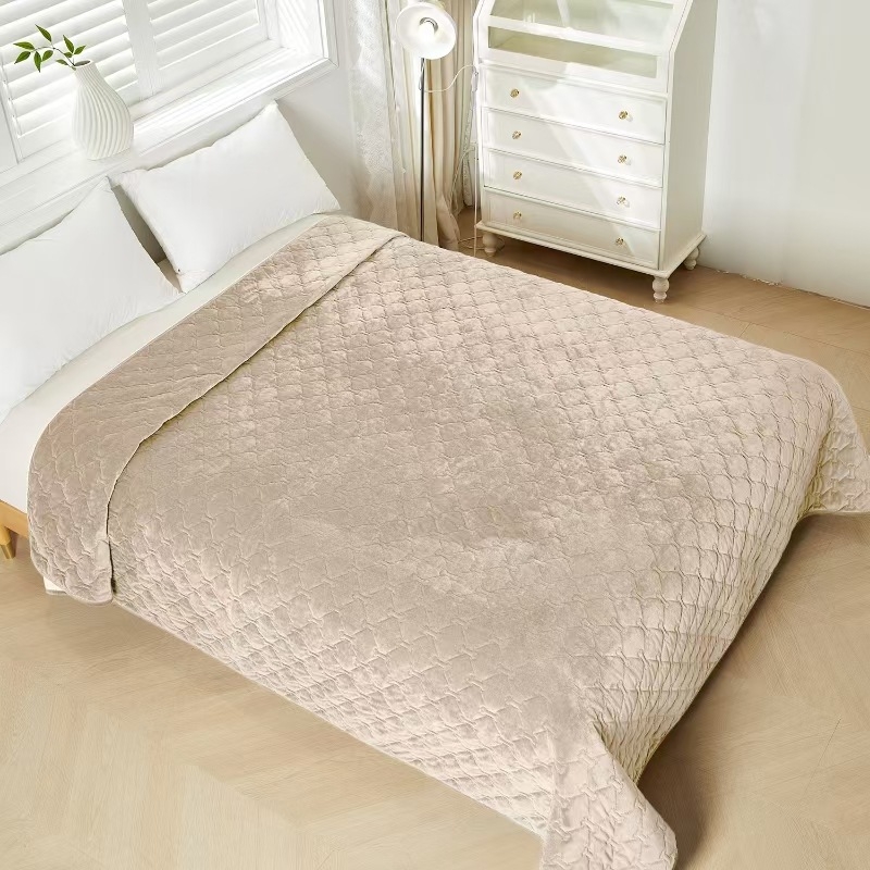 Одеяло за домашни любимци на склад топло за сън кучешко гнездо за куче кристална кадифена постелка за домашни любимци климатик на едро