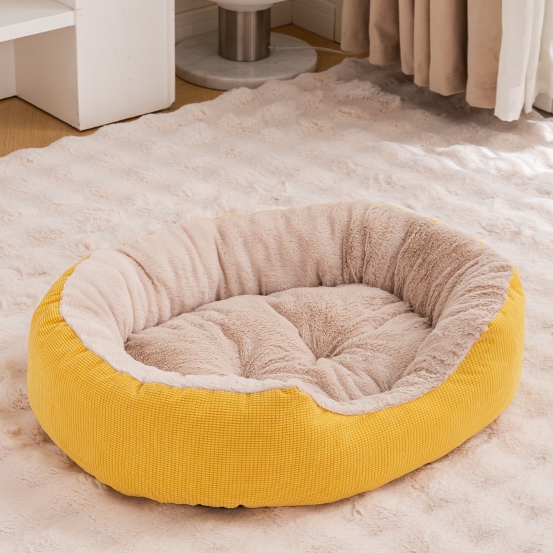 Veleprodaja zimskih baršunastih gnijezda za kućne ljubimce, uklonjivih i perivih, otpornih na ogrebotine i habanje, toplih, kordurojskih zimskih gnijezda za pse
