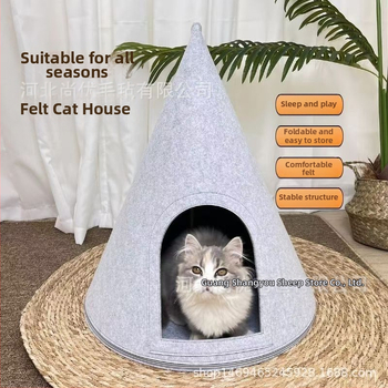 Σκηνή Cat\'s Kennel Four Seasons Universal Αποσπώμενη Ημικλειστή Σκηνή για Γάτες, Τσόχα, Γατοσπιτάκι, Φωλιά για Κατοικίδια