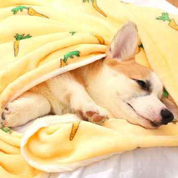 Deka za pse, topla plišana deka za spavanje, jesenska i zimska mala mliječna prostirka za spavanje pasa, univerzalna deka za kućne ljubimce Four Seasons