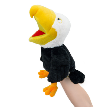 Piiriülene uus lindude loomade käenukk suure suuga lindude papagoi laste plush mänguasi linnunukk kotka nukk hulgimüük