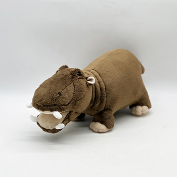 Piiriülene uus moo deng plush tai kääbus jõehobu jõehobu plush nukk nukk