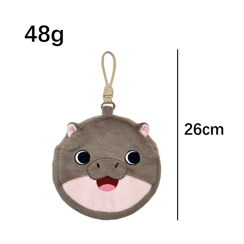 Piiriülene uus moo deng plush tai kääbus jõehobu jõehobu plush nukk nukk