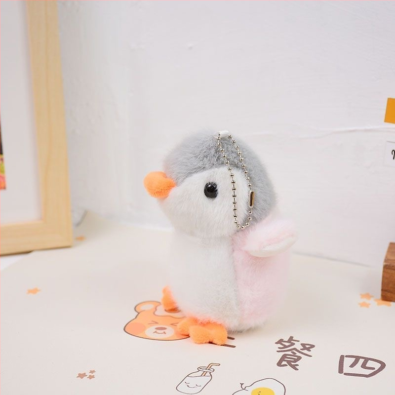 Slatki mali pingvin plišani privjesak za ključeve privjesak za djevojčicu torba privjesak poklon pingvin mala lutka crtani stroj za hvatanje muški