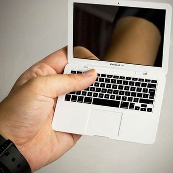 Laptop sminktükör személyiség hordozható mini sminktükör levegős tükör