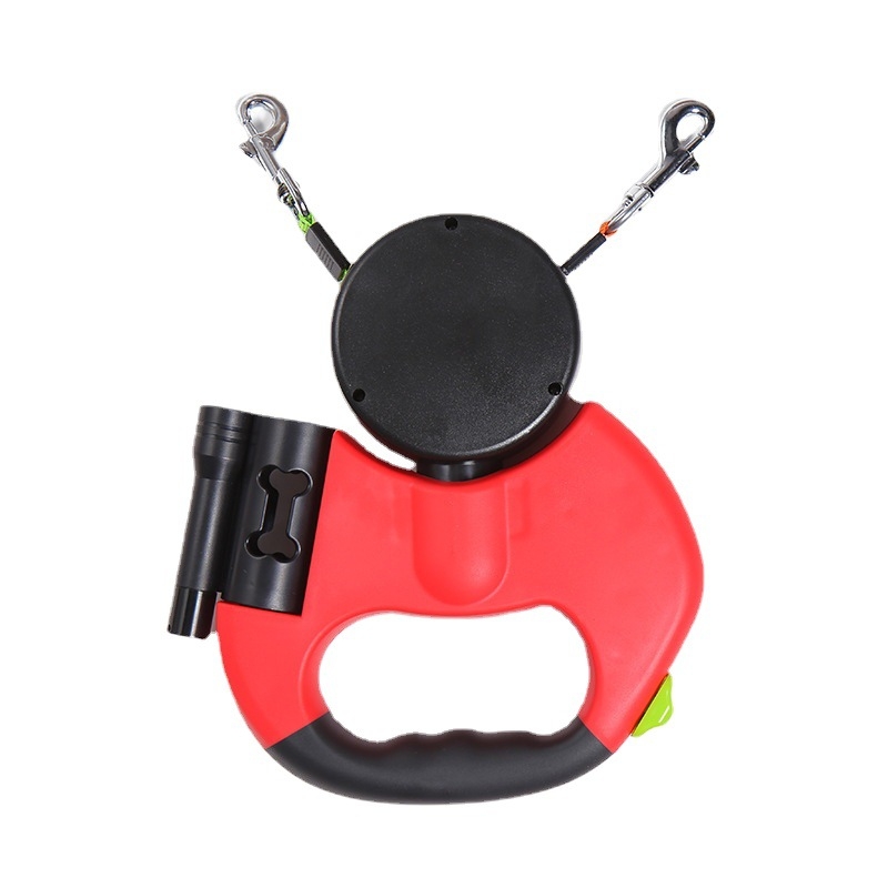 Dvostruko vučno uže Dvostruki lanac za pse Jedna kočnica Dva užeta protiv zapetljavanja Uže za vuču za pse Automatsko uvlačenje za male pse