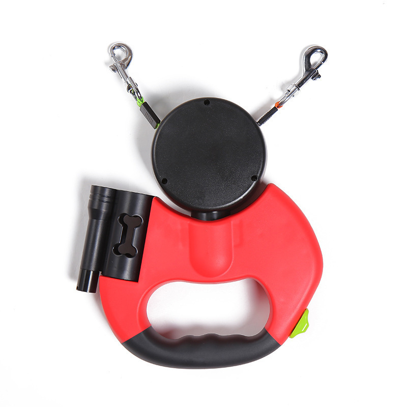 Dvostruko vučno uže Dvostruki lanac za pse Jedna kočnica Dva užeta protiv zapetljavanja Uže za vuču za pse Automatsko uvlačenje za male pse