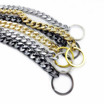 Nabavite Amazon Pet francuski buldog metalna ogrlica za psa plišanog corgija mopsa nakit hip-hop zlatna ogrlica na zalihi