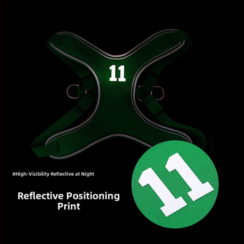 Εργοστασιακός ιμάντας στήθους σκύλου με σχοινί έλξης για αθλητικά είδη τύπου X, αναπνεύσιμο, άνετο γιλέκο ρυθμιζόμενο για κατοικίδια